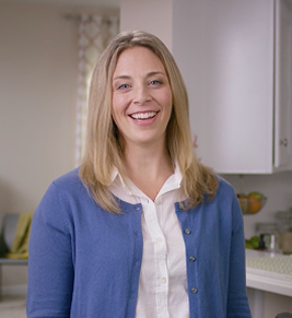 Woman explaining the process