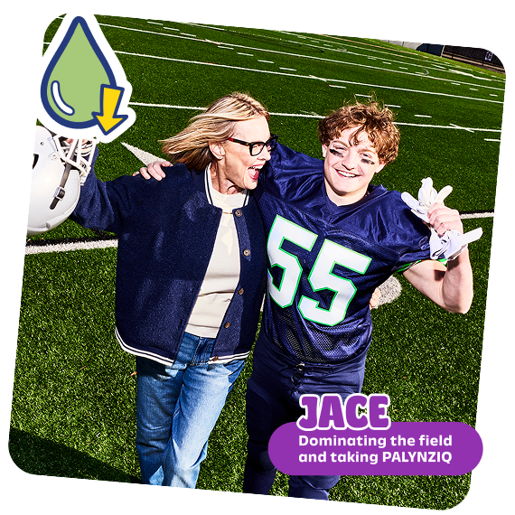 Jace dominating the field and taking palynziq